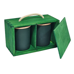 Świece sojowe w pudełku z Twoim logo